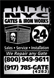 SKULLPHONE NYC Gates, Limited Edition Print on Aluminum, 2005