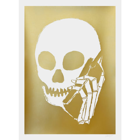 SKULLPHONE GOLD Limited Edition Print, 2023