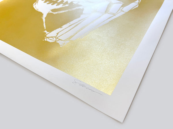 SKULLPHONE GOLD Limited Edition Print, 2023