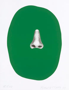 JOHN BALDESSARI Nose/Silhouette: Green, 2017