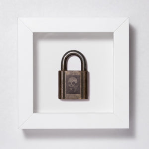 Skullphone Lock - Brass