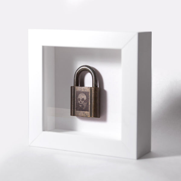 Skullphone Lock - Brass